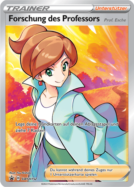 Forschung des Professors (Prof. Esche) (SWSH Black Star Promos #152) 🇨🇭🇩🇪