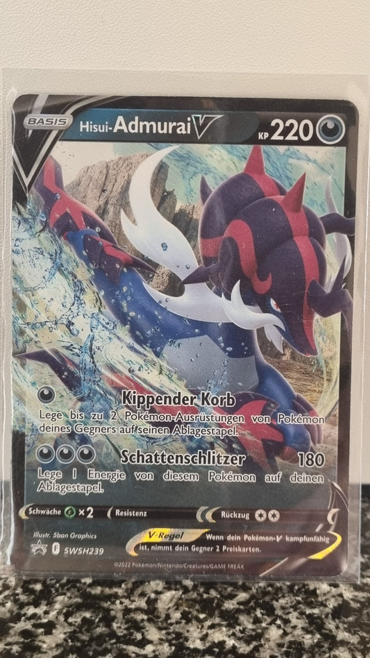 Hisui-Admurai V (SWSH Black Star Promos #239) 🇨🇭🇩🇪 (Alt)