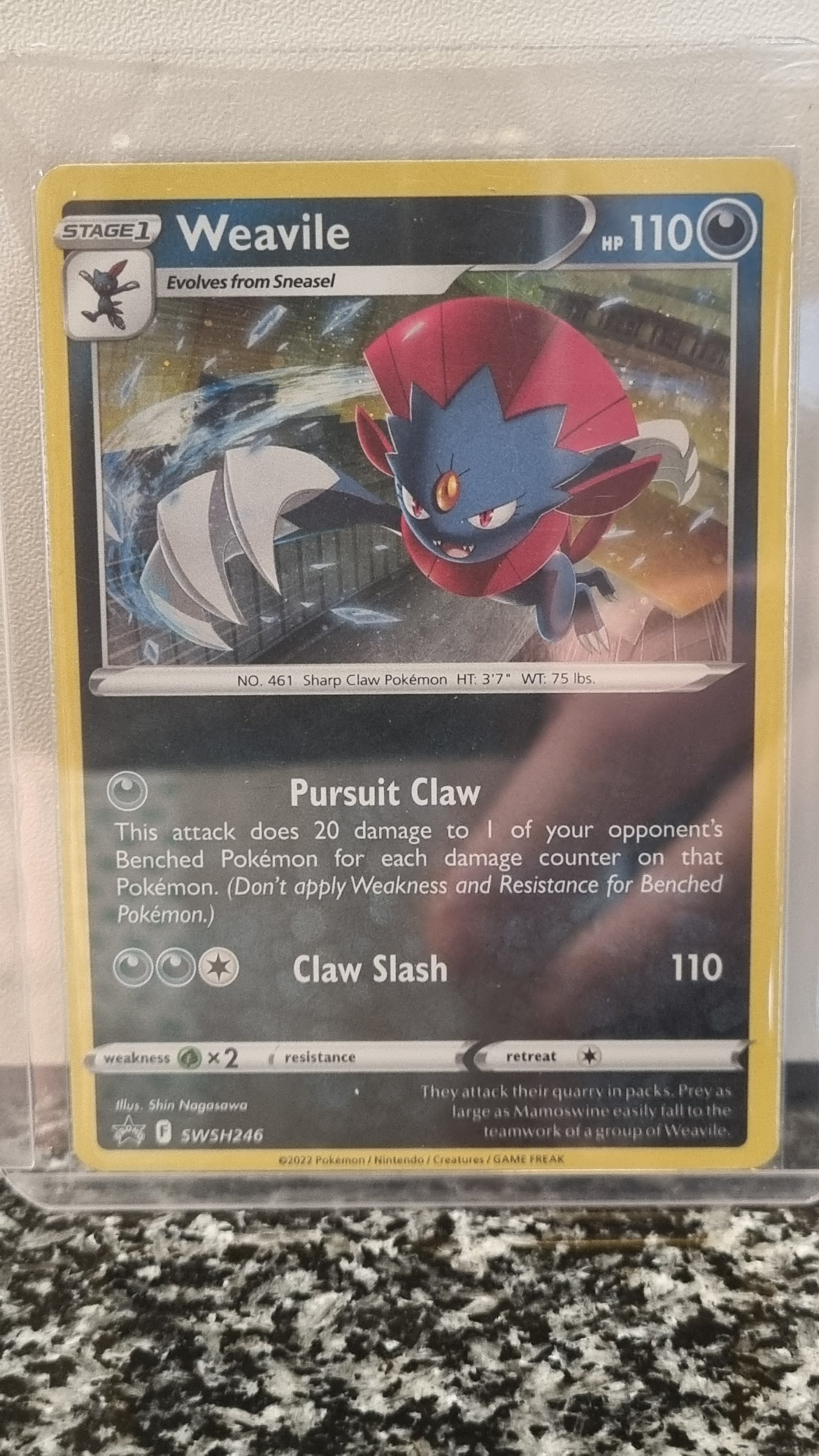 Weavile (SWSH Black Star Promos #246) 🇺🇸 (Alt)
