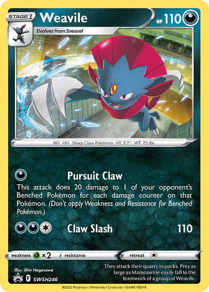 Weavile (SWSH Black Star Promos #246) 🇺🇸