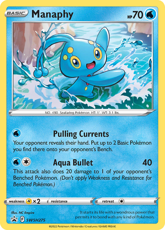 Manaphy (SWSH Black Star Promos #275) 🇺🇸