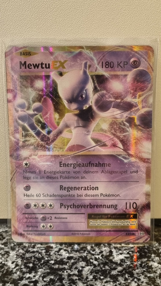 Mewtu EX (Evolutions #52) 🇨🇭🇩🇪 (Alt)