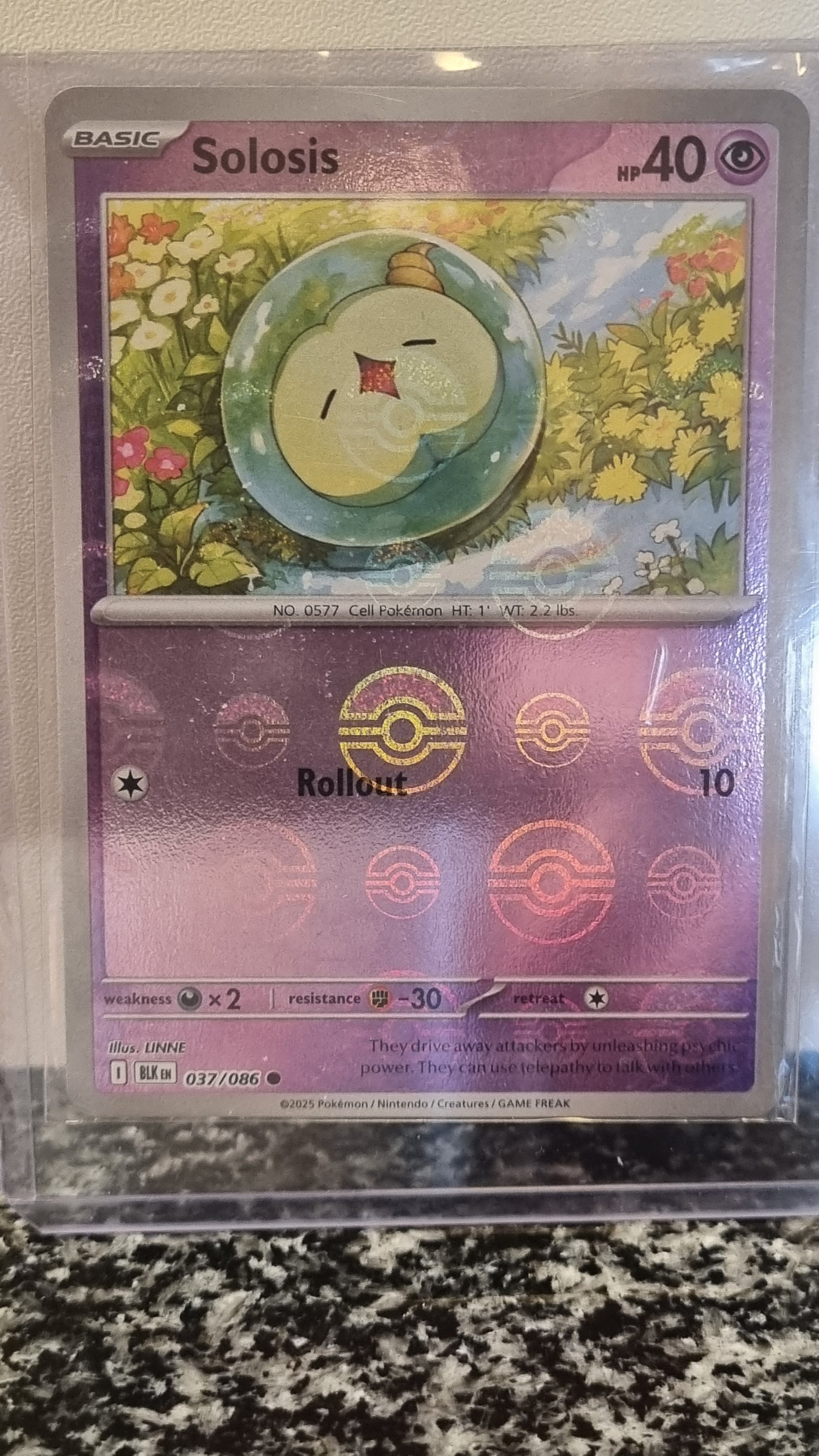 Solosis (Pokeball) (Black Bolt #37) 🇺🇸 (Alt)