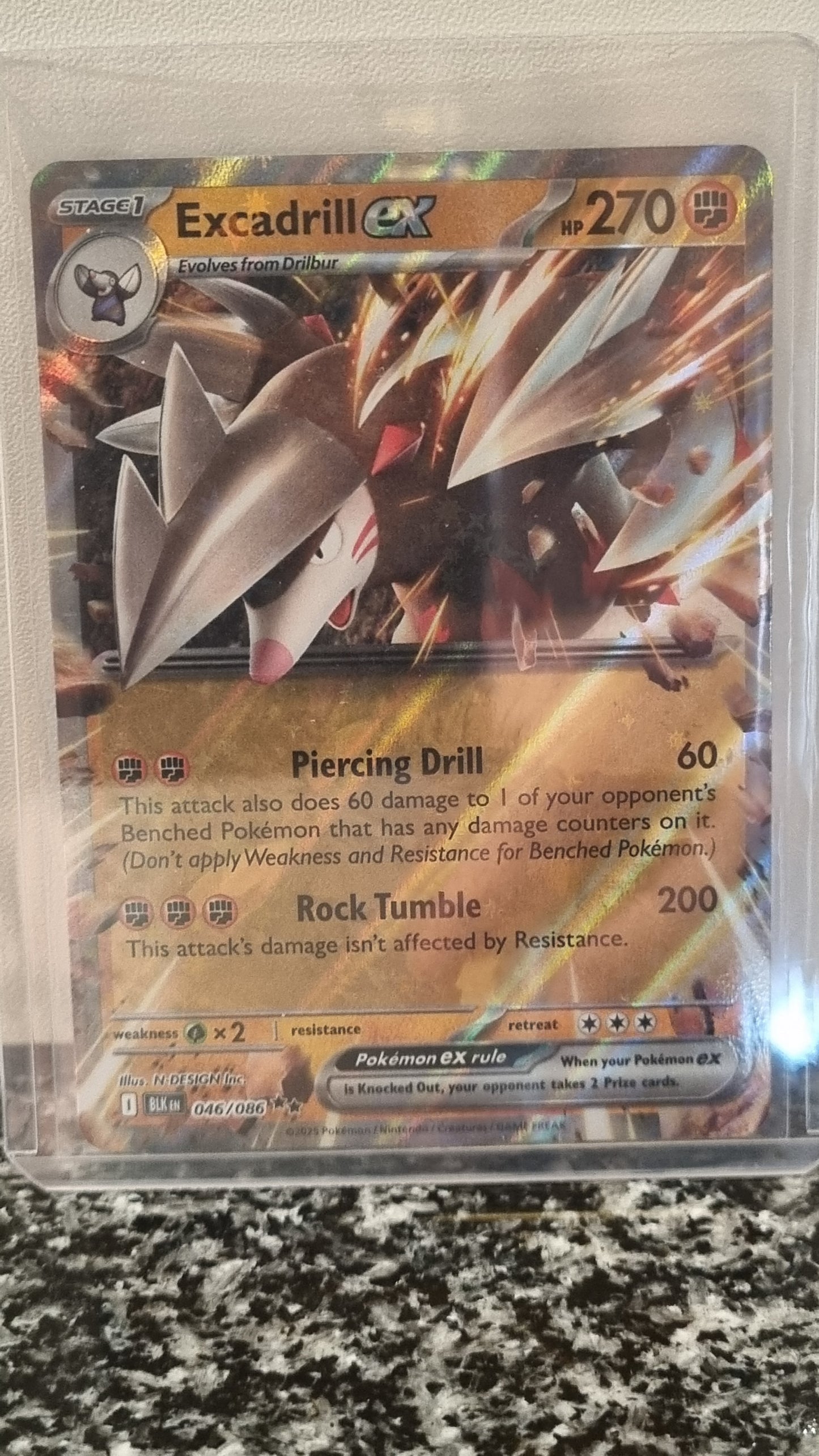 Excadrill ex (Black Bolt #46) 🇺🇸 (Alt)