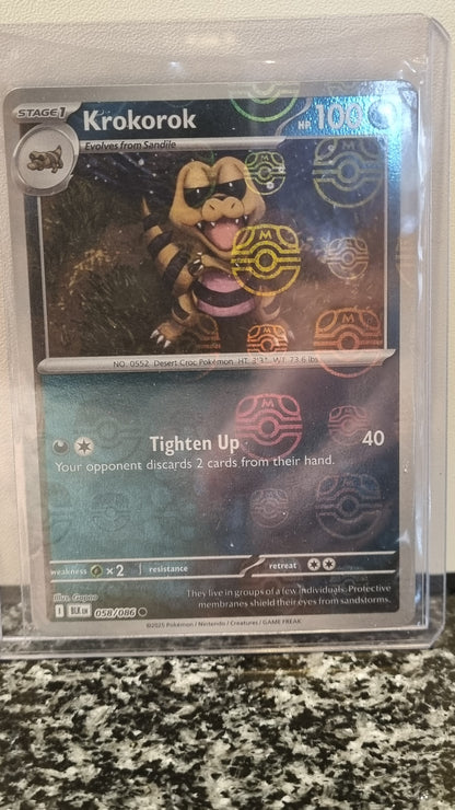 Krokorok (Masterball) (Black Bolt #58) 🇺🇸 (Alt)