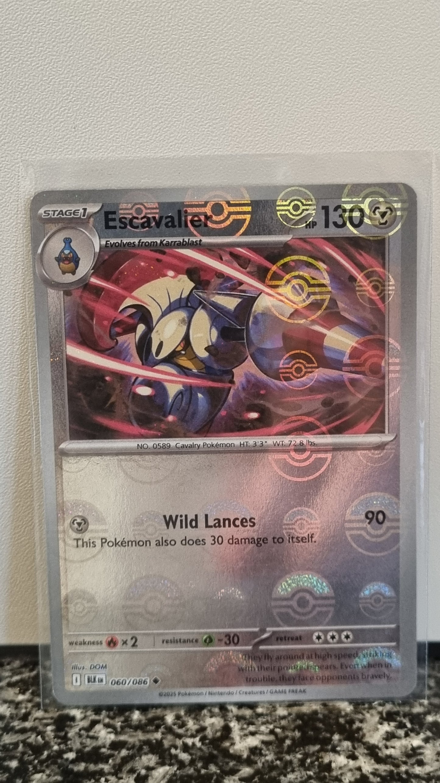 Escavalier (Pokeball) (Black Bolt #60) 🇺🇸 (Alt)