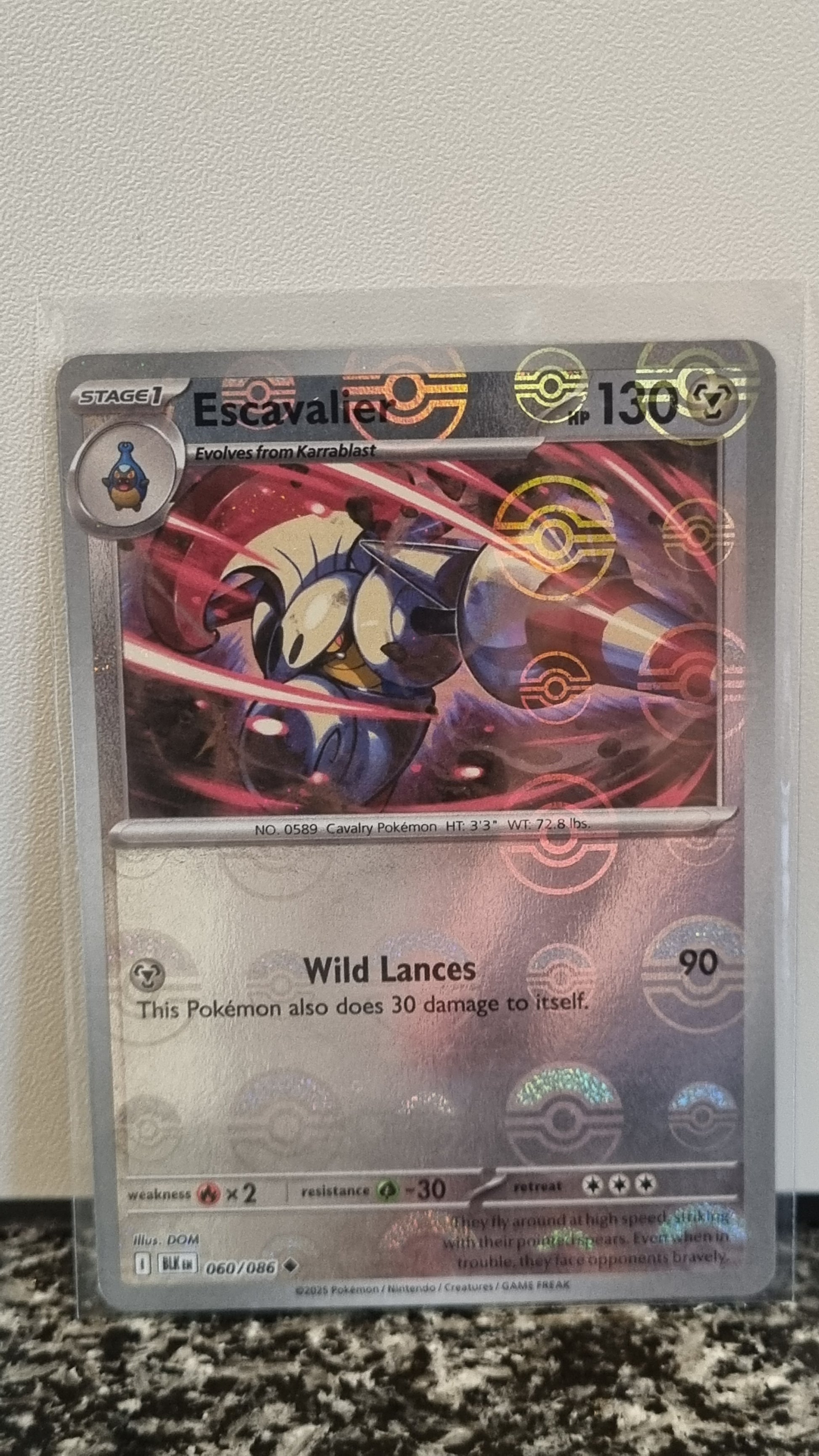 Escavalier (Pokeball) (Black Bolt #60) 🇺🇸 (Alt)