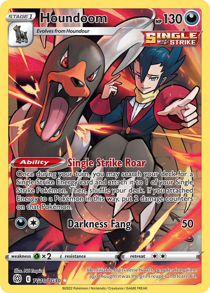 Houndoom - Brilliant Stars (Holo Rare) [BRS-TG10]