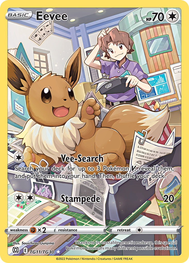Eevee - Brilliant Stars (Holo Rare) [BRS-TG11]