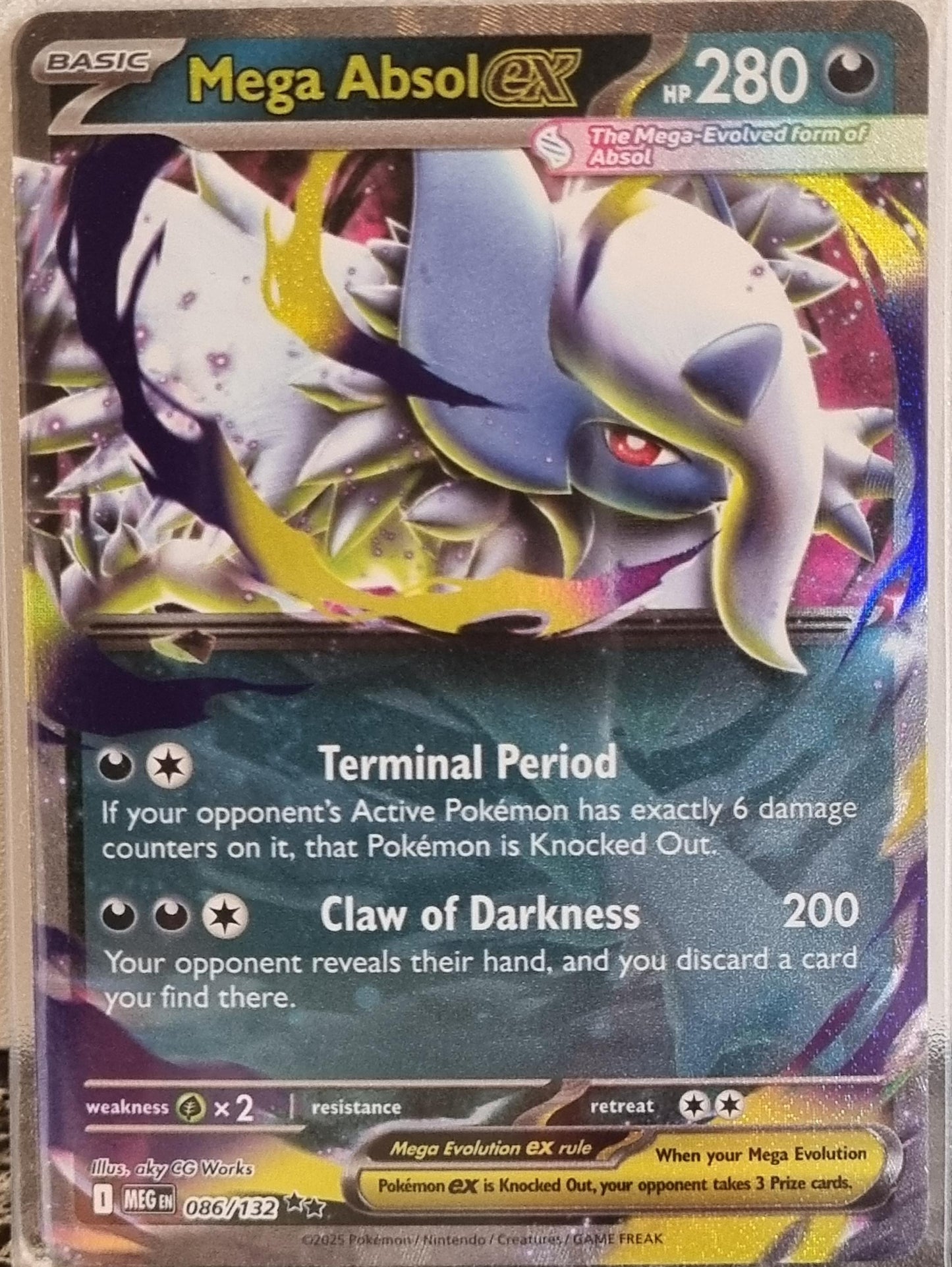 Mega Absol ex - Mega Evolution (Double Rare) [MEG-086]