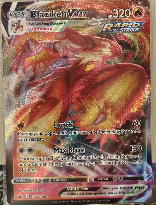 Blaziken VMAX - Chilling Reign (Ultra Rare) [CRE-021]