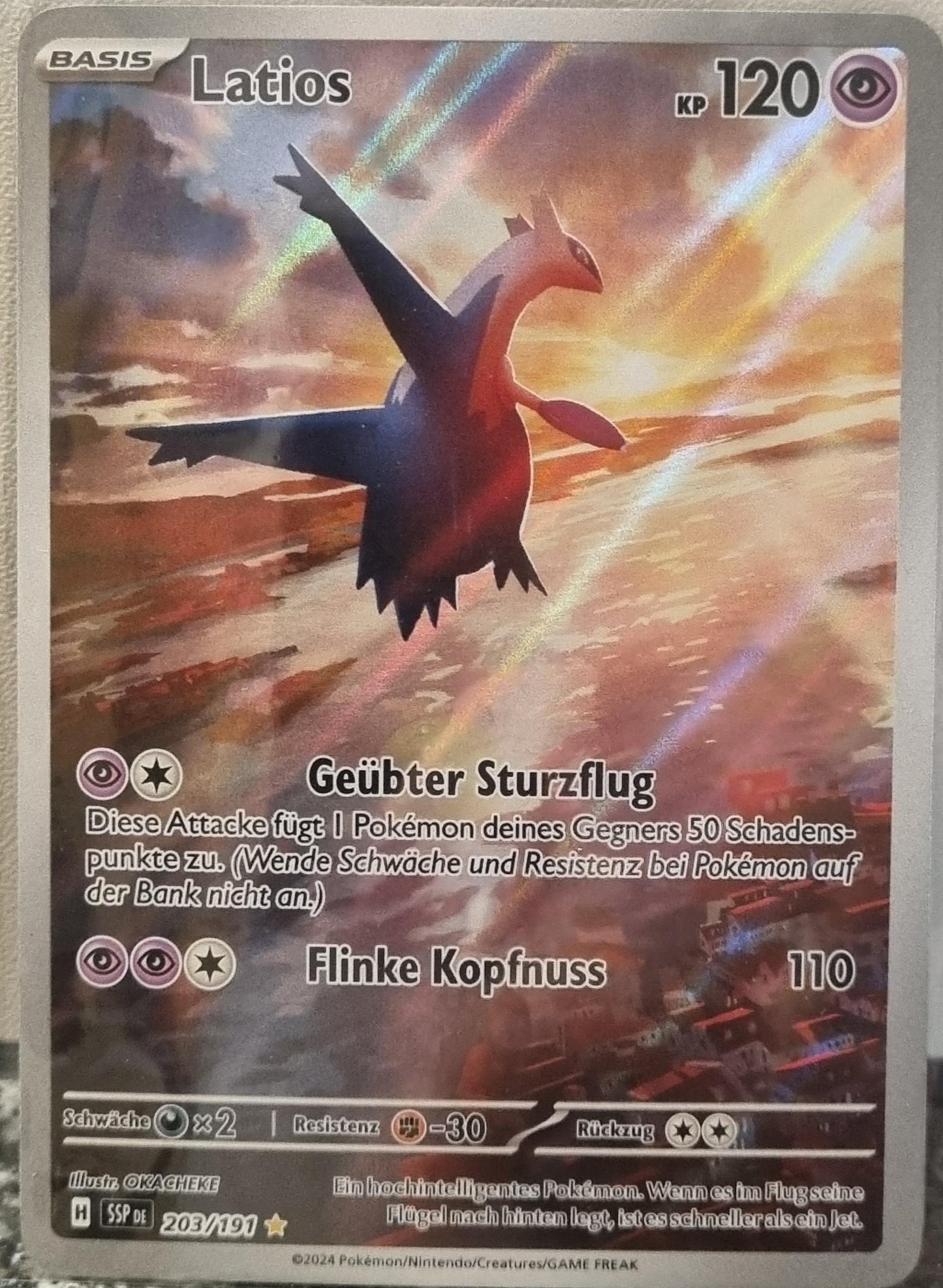 Latios - Surging Sparks (Illustration Rare) [SSP-203]