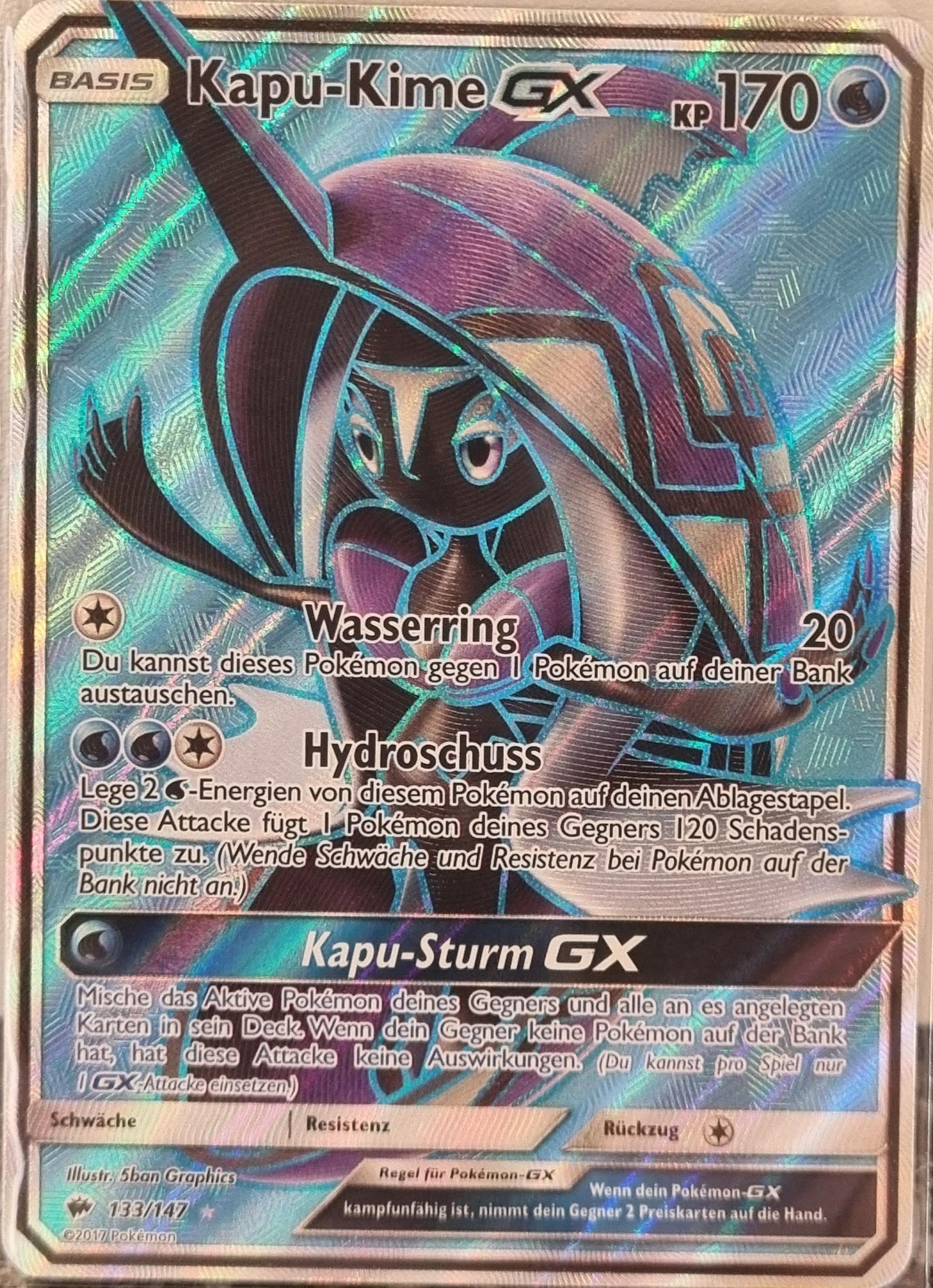 Tapu Fini GX - Burning Shadows (Ultra Rare) [BUS-133]