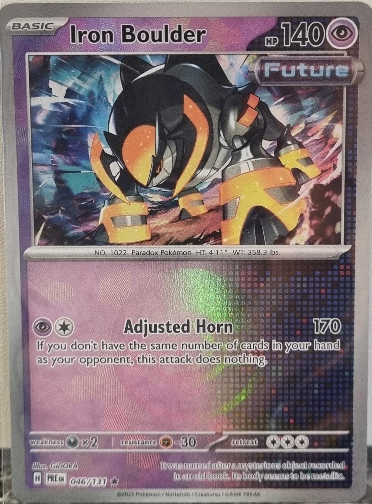 Iron Boulder - Prismatic Evolutions: Additionals (Rare) [xPRE-046]