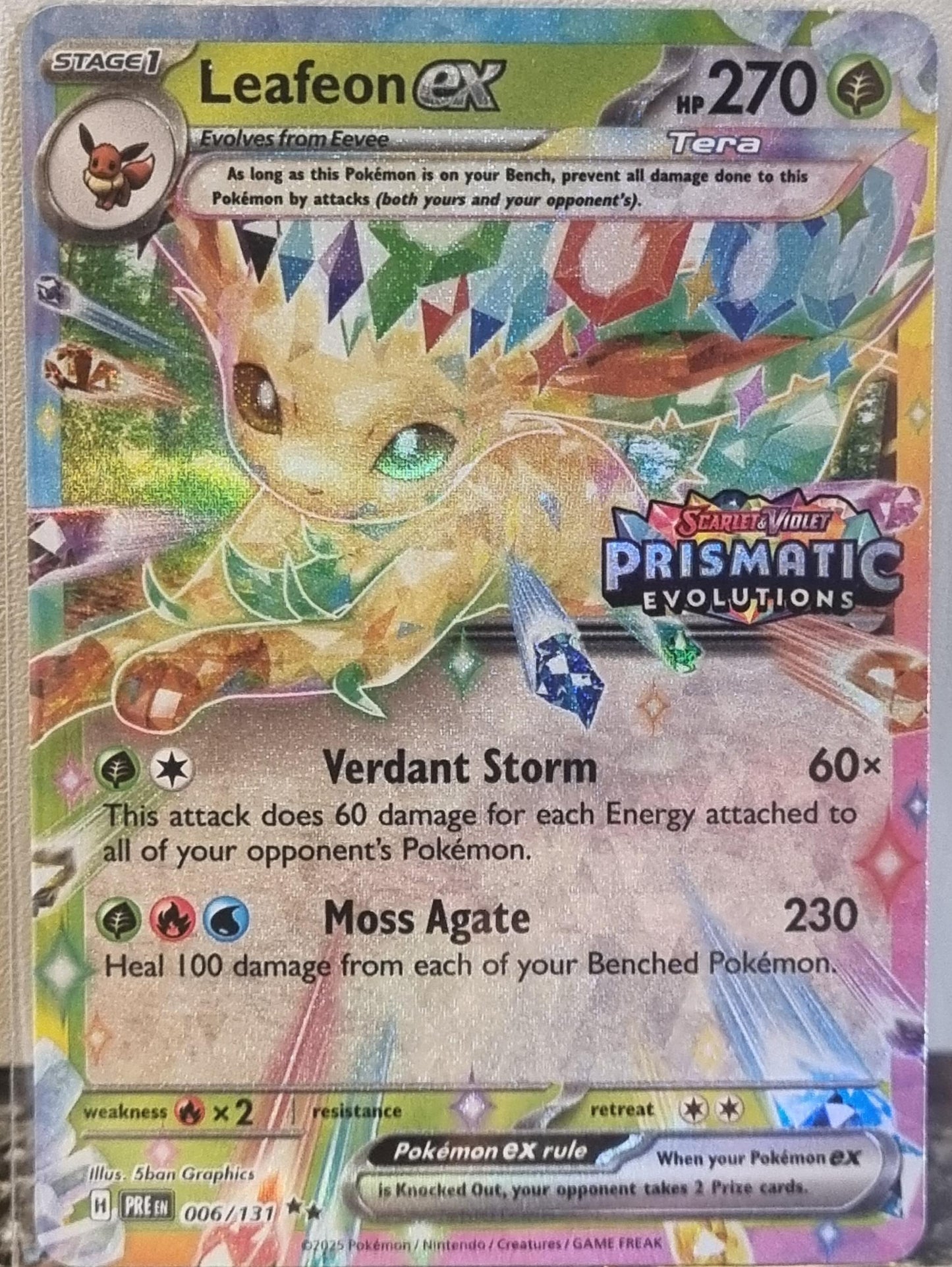 Leafeon ex - Prismatic Evolutions: Additionals (Promo) [xPRE-006]