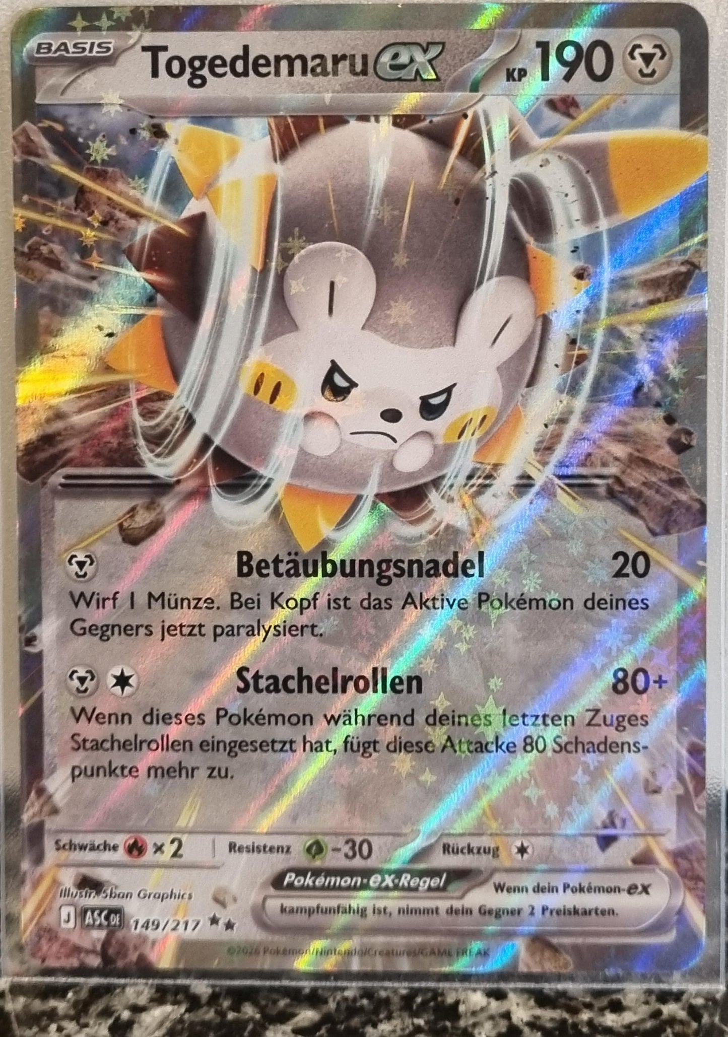 Togedemaru ex - Ascended Heroes (Double Rare) [ASC-149]