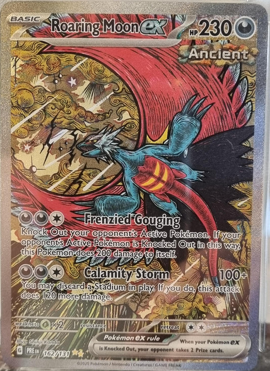 Roaring Moon ex - Prismatic Evolutions (Special Illustration Rare) [PRE-162]
