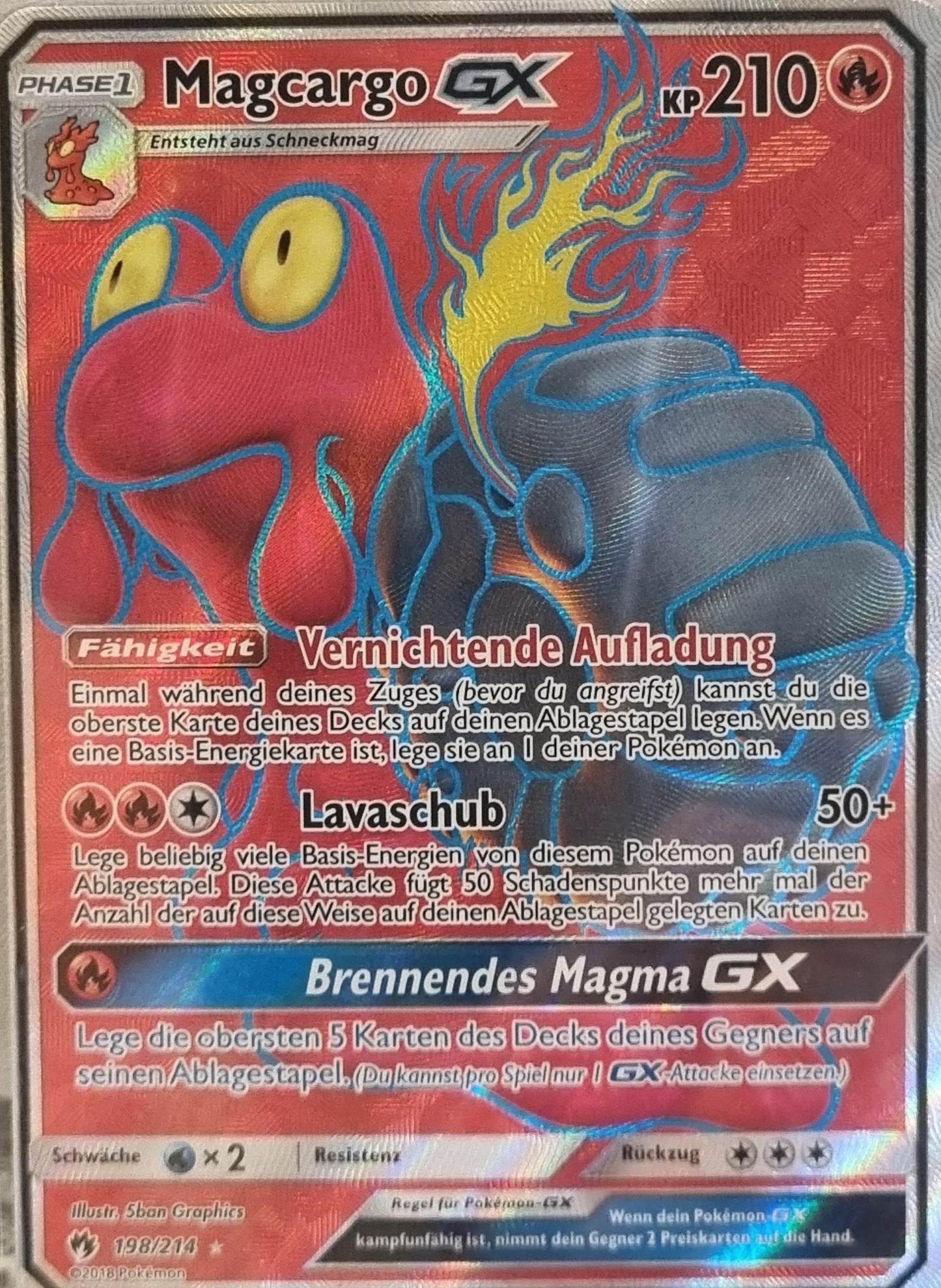 Magcargo GX - Lost Thunder (Ultra Rare) [LOT-198]