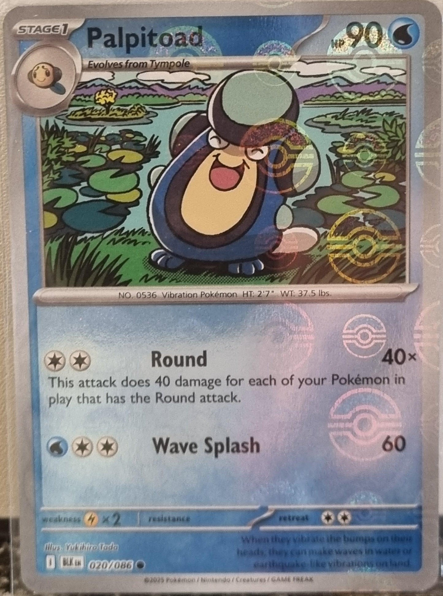 Palpitoad - Black Bolt: Additionals (Common) [xBLK-020]