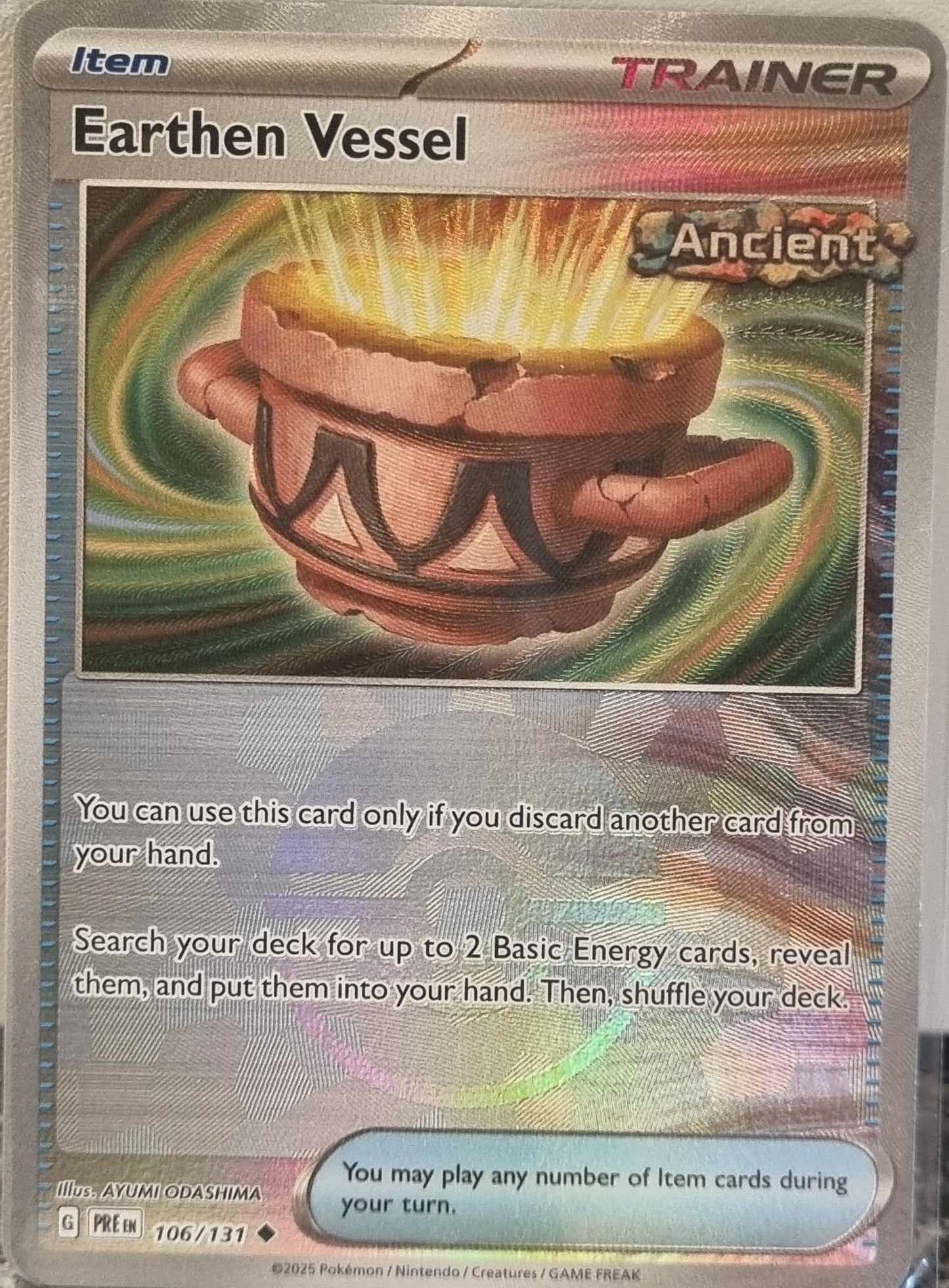 Earthen Vessel - Prismatic Evolutions: Additionals (Uncommon) [xPRE-106]