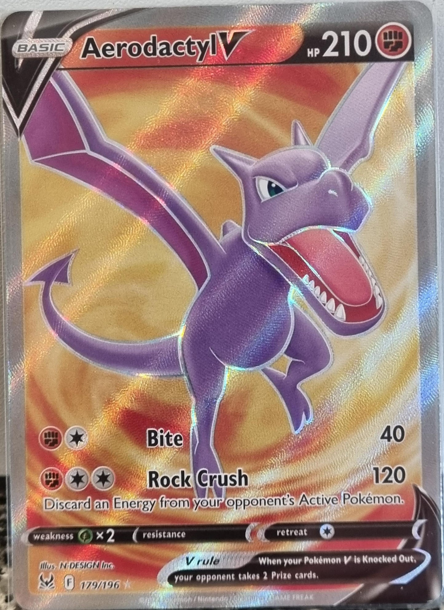 Aerodactyl V - Lost Origin (Ultra Rare) [LOR-179]