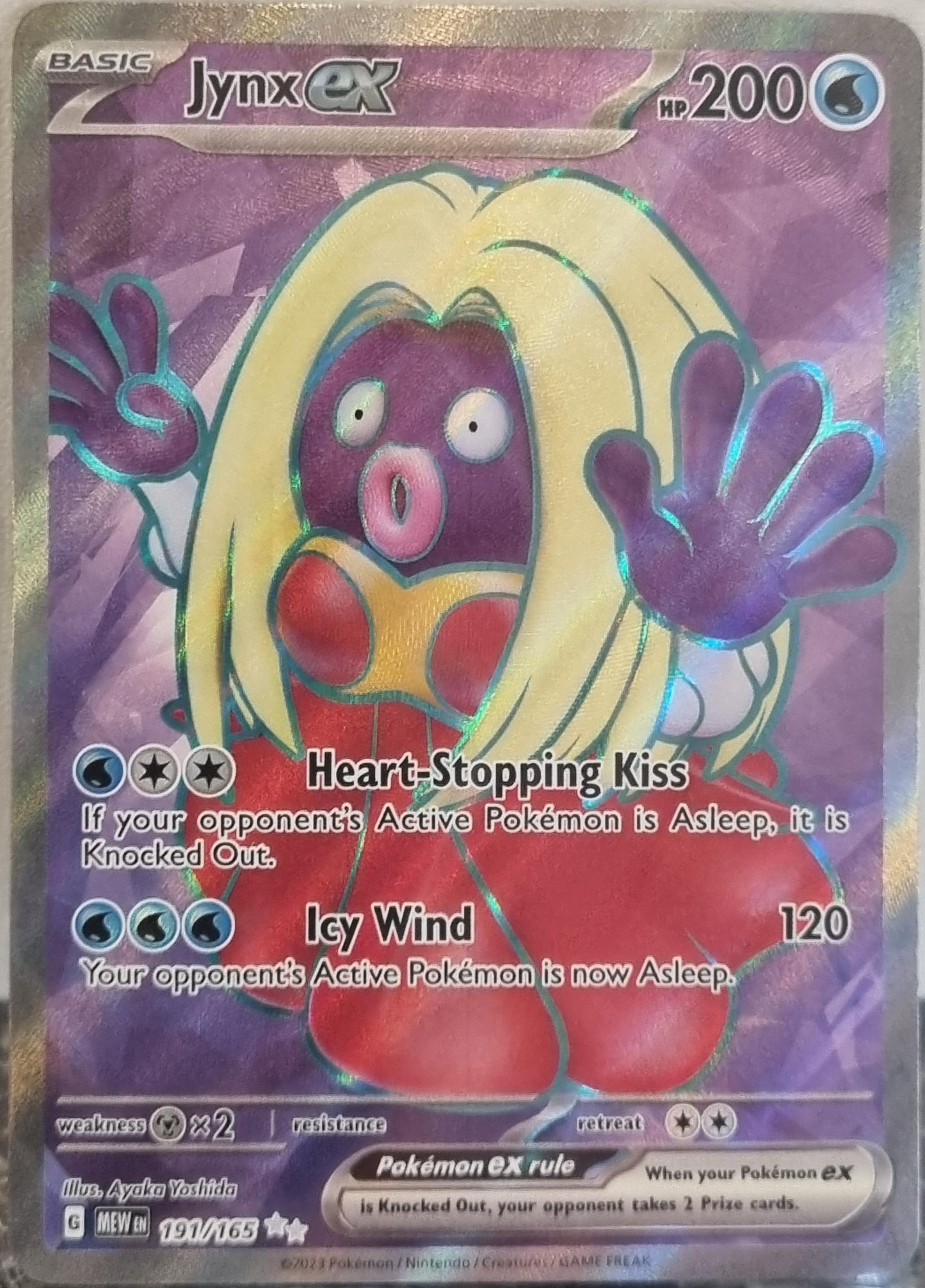 Jynx ex - 151 (Ultra Rare) [MEW-191]