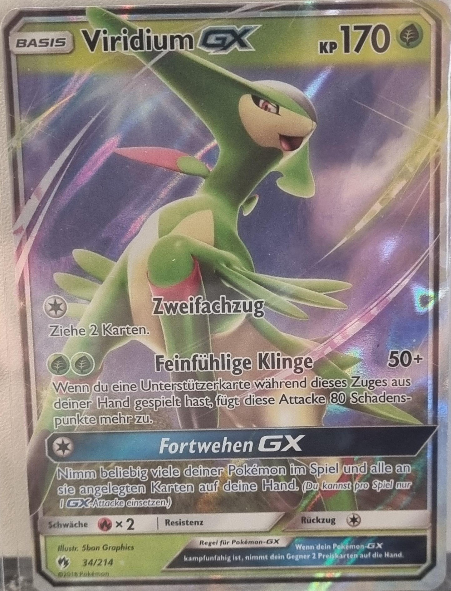 Virizion GX - Lost Thunder (Ultra Rare) [LOT-34]