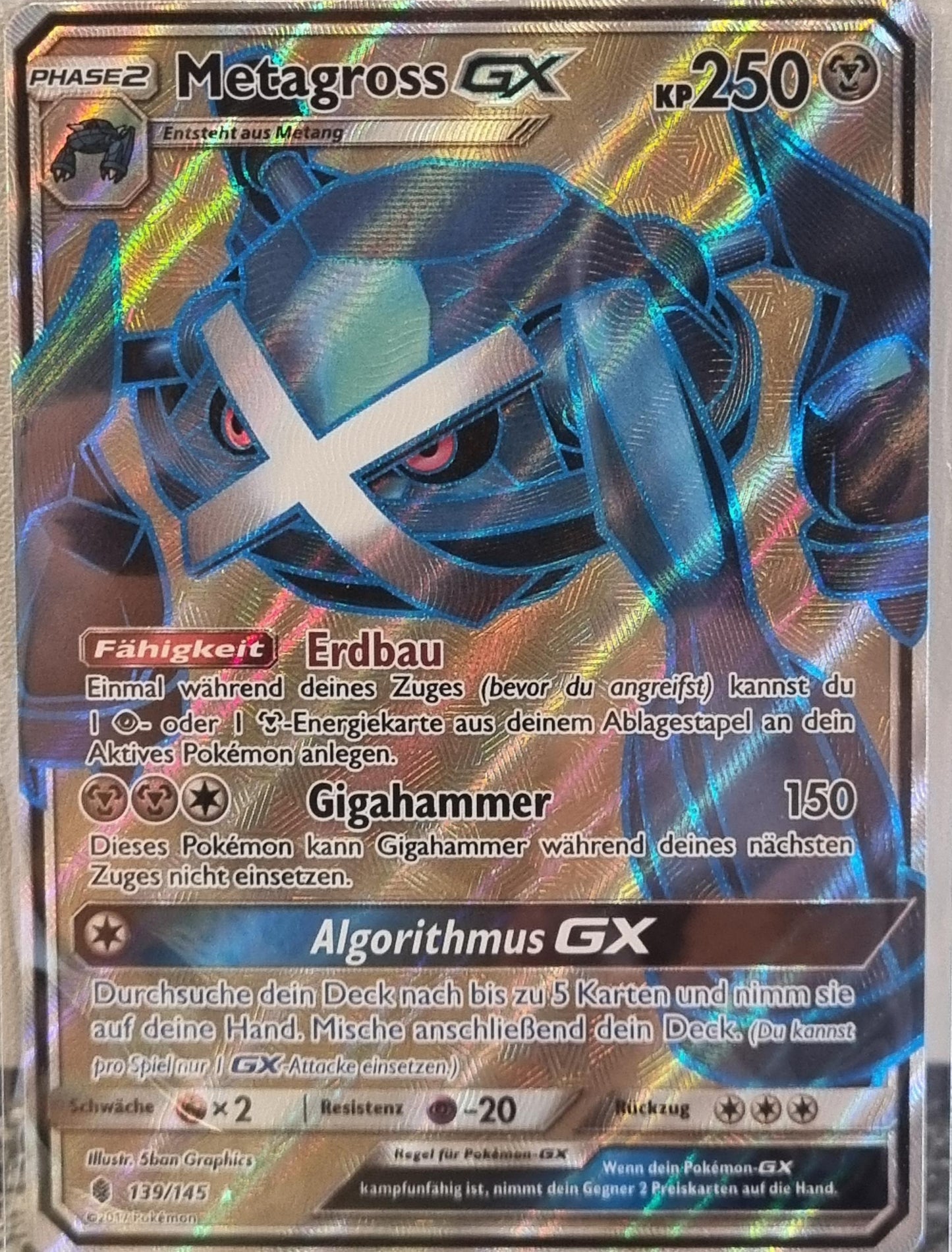 Metagross GX - Guardians Rising (Ultra Rare) [GRI-139]