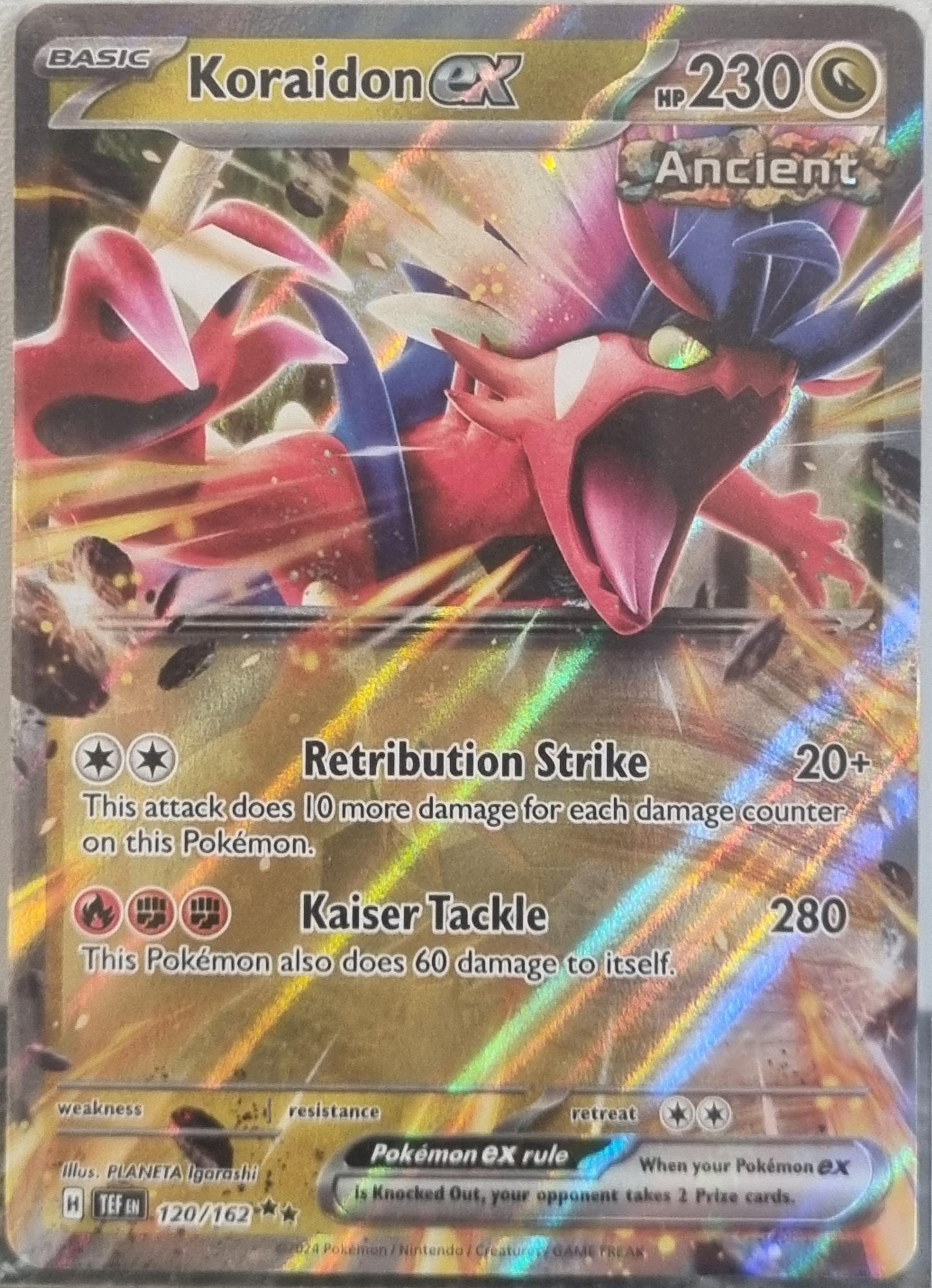 Koraidon ex - Temporal Forces (Double Rare) [TEF-120]