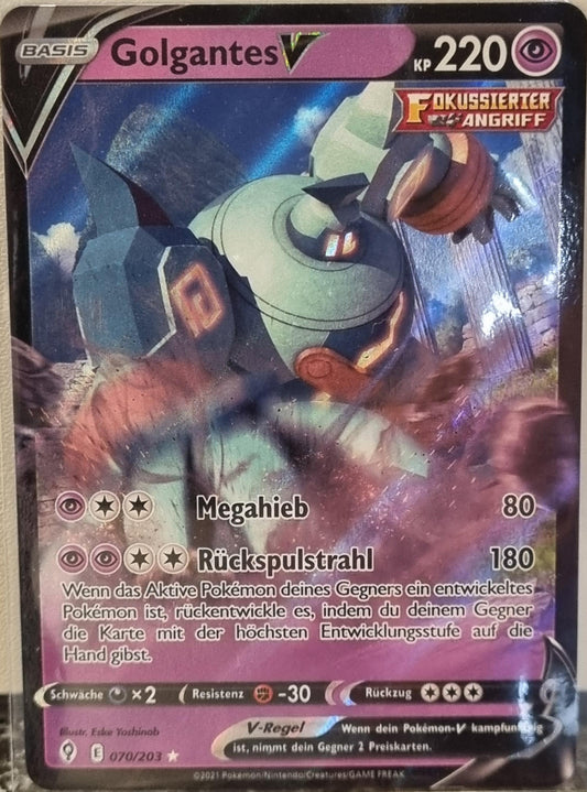 Golurk V - Evolving Skies (Ultra Rare) [EVS-070]