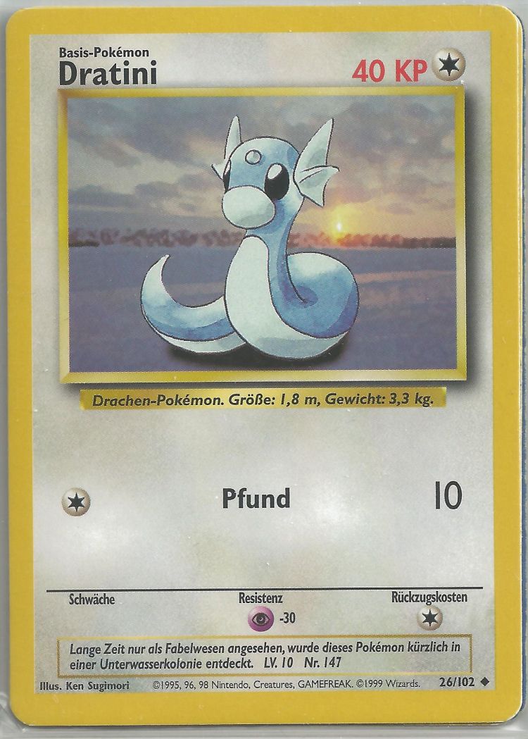 Dratini - Base Set (Uncommon) [BS-26]