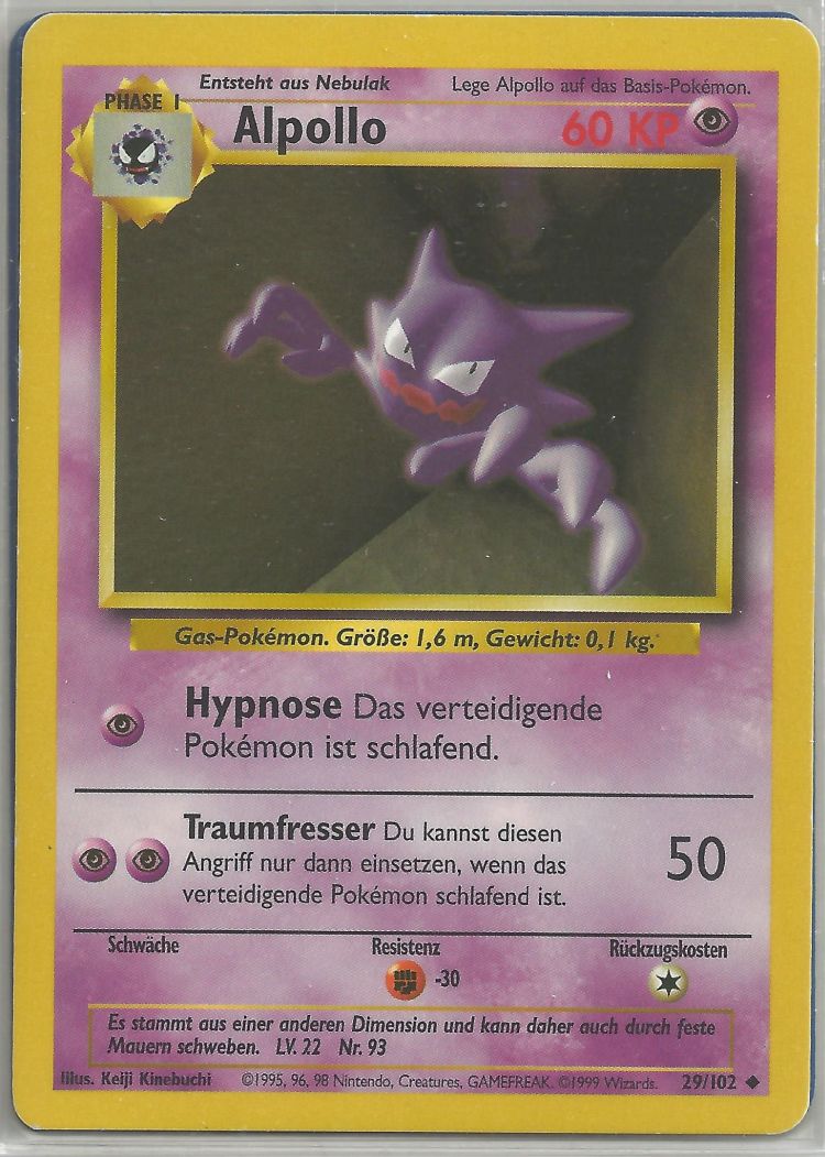 Haunter - Base Set (Uncommon) [BS-29]