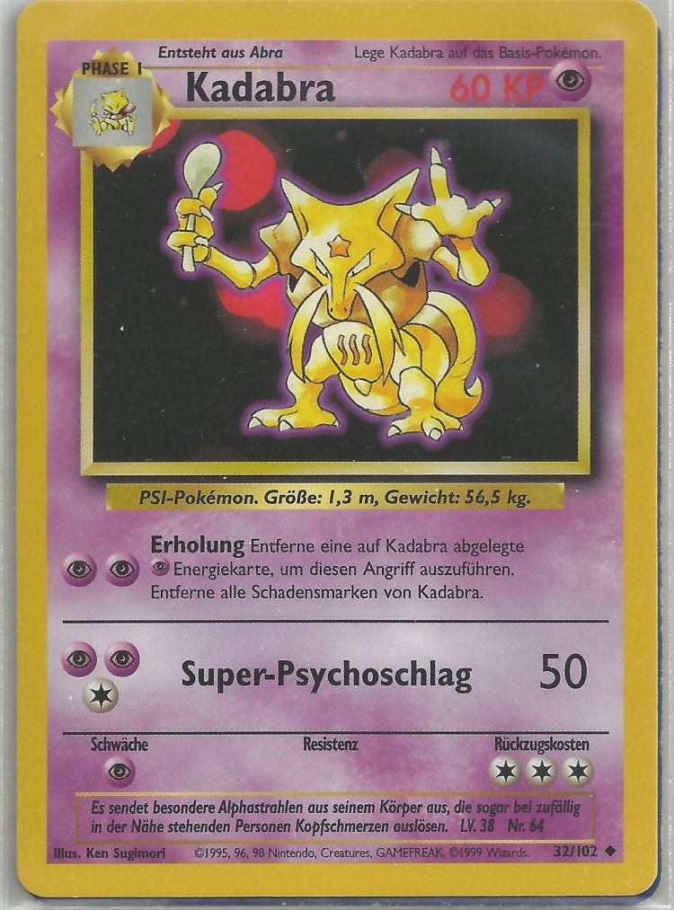 Kadabra - Base Set (Uncommon) [BS-32]