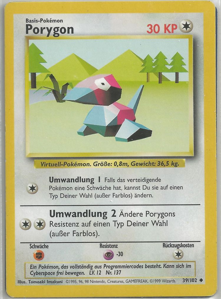 Porygon - Base Set (Uncommon) [BS-39]