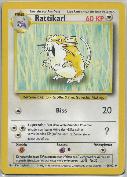 Raticate - Base Set (Uncommon) [BS-40]