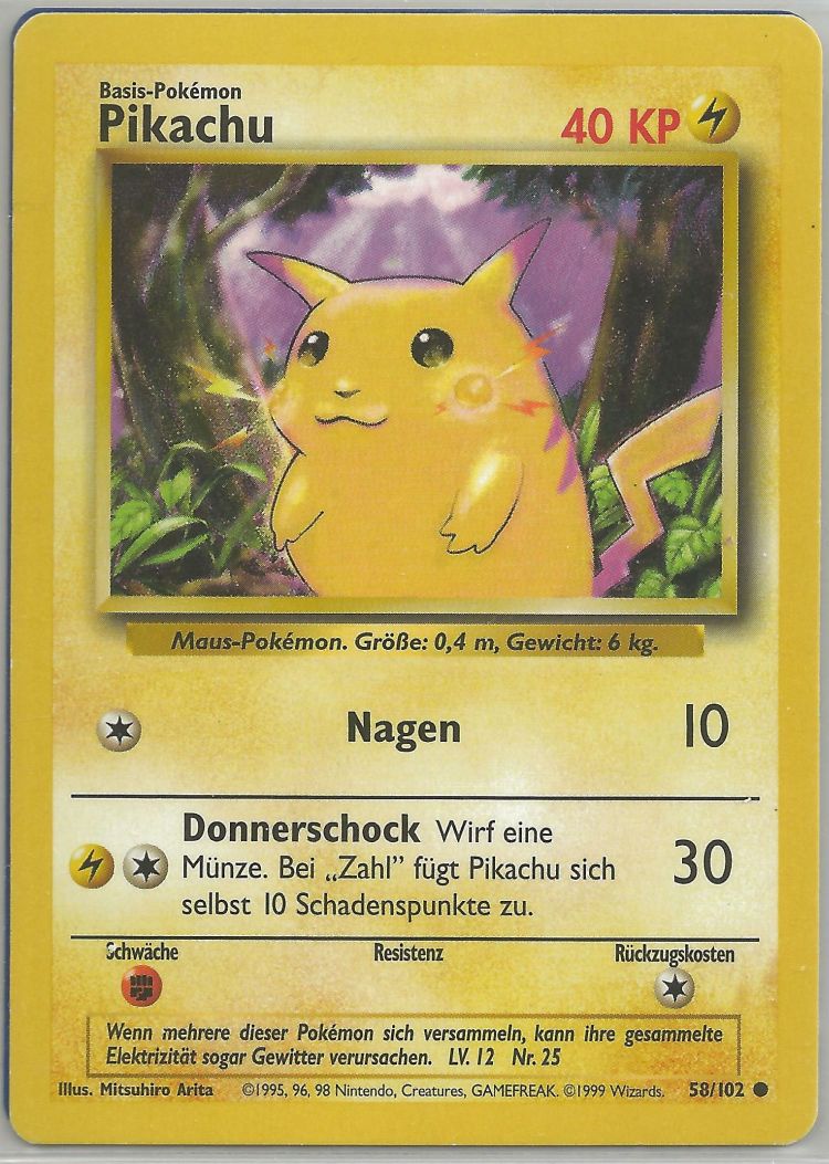 Pikachu - Base Set (Common) [BS-58]