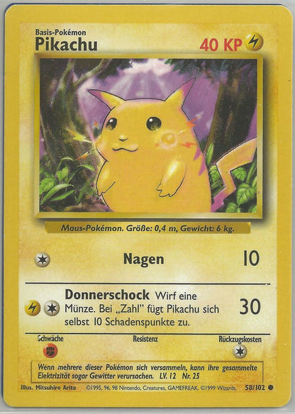 Pikachu - Base Set (Common) [BS-58]