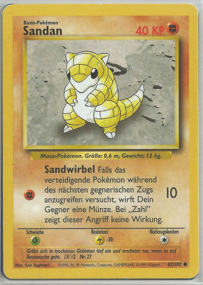 Sandshrew - Base Set (Common) [BS-62]