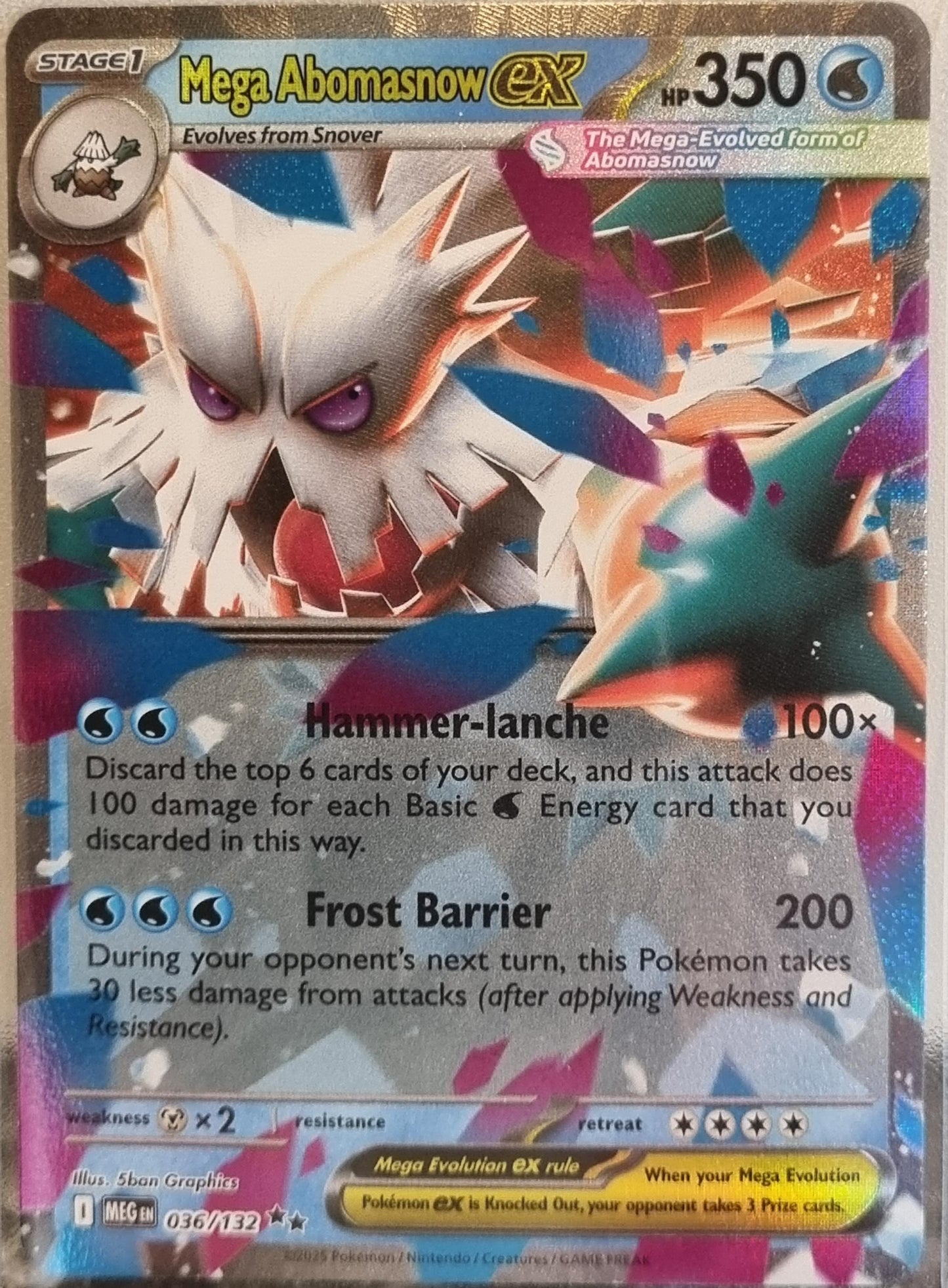 Mega Abomasnow ex - Mega Evolution (Double Rare) [MEG-036]
