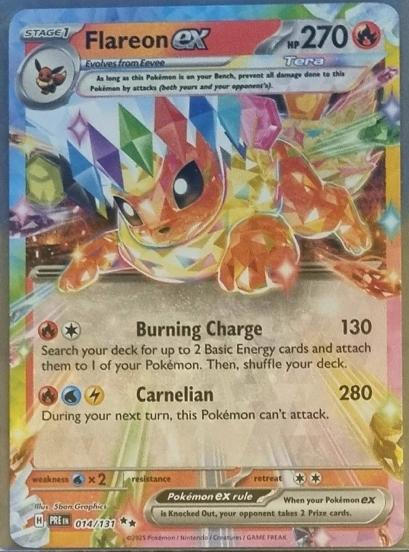 Flareon ex - Prismatic Evolutions (Double Rare) [PRE-014]