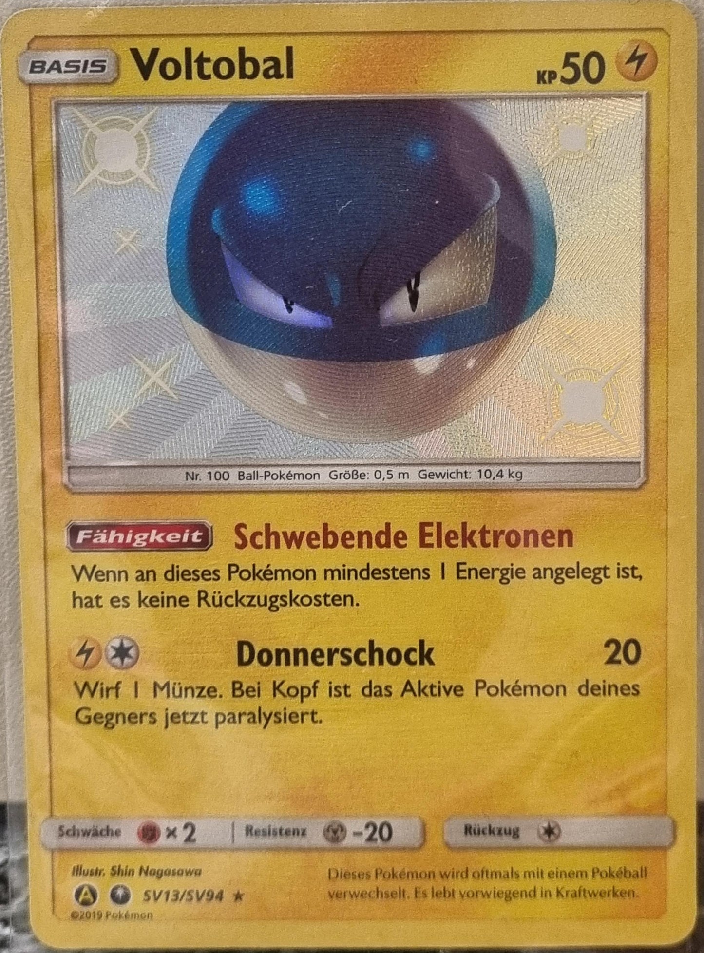Voltorb - Hidden Fates (Holo Rare) [HIF-SV13]