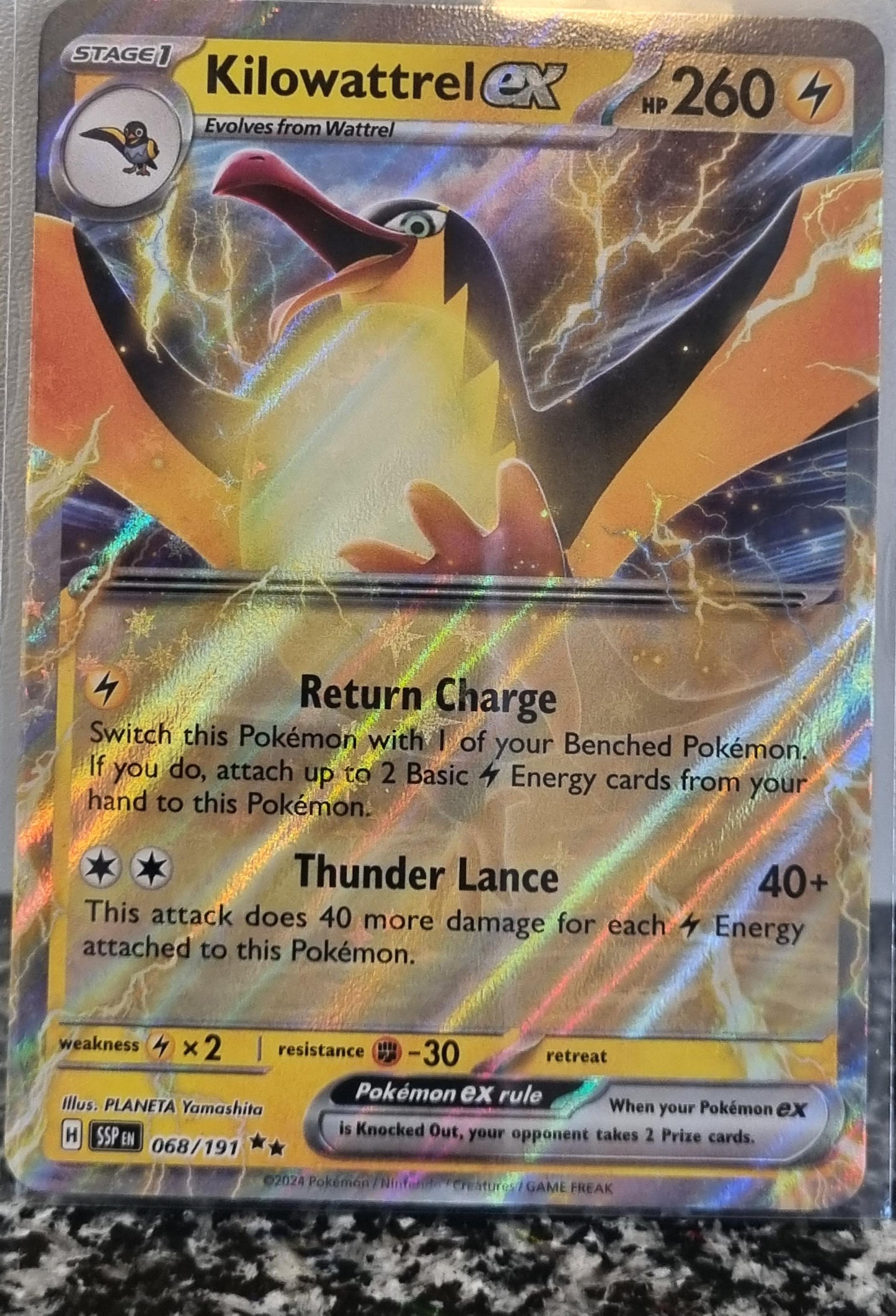 Kilowattrel ex - Surging Sparks (Double Rare) [SSP-068]