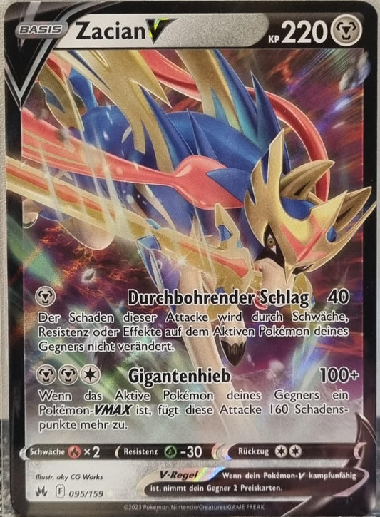 Zacian V - Crown Zenith (Ultra Rare) [CRZ-095]