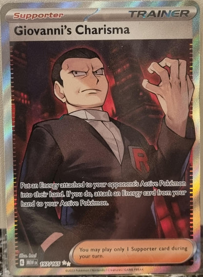 Giovanni's Charisma - 151 (Ultra Rare) [MEW-197]