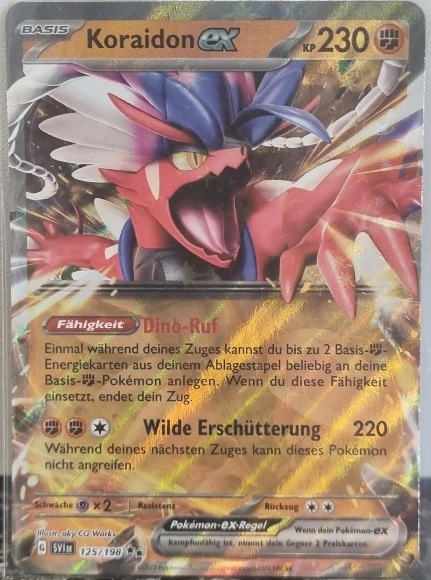 Koraidon ex - Scarlet & Violet (Double Rare) [SVI-125]