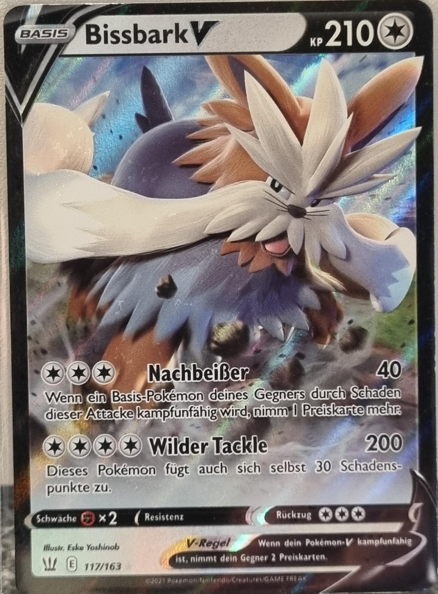 Stoutland V - Battle Styles (Ultra Rare) [BST-117]