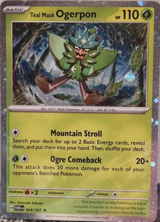 Teal Mask Ogerpon - Twilight Masquerade (Promo) [TWM-024]