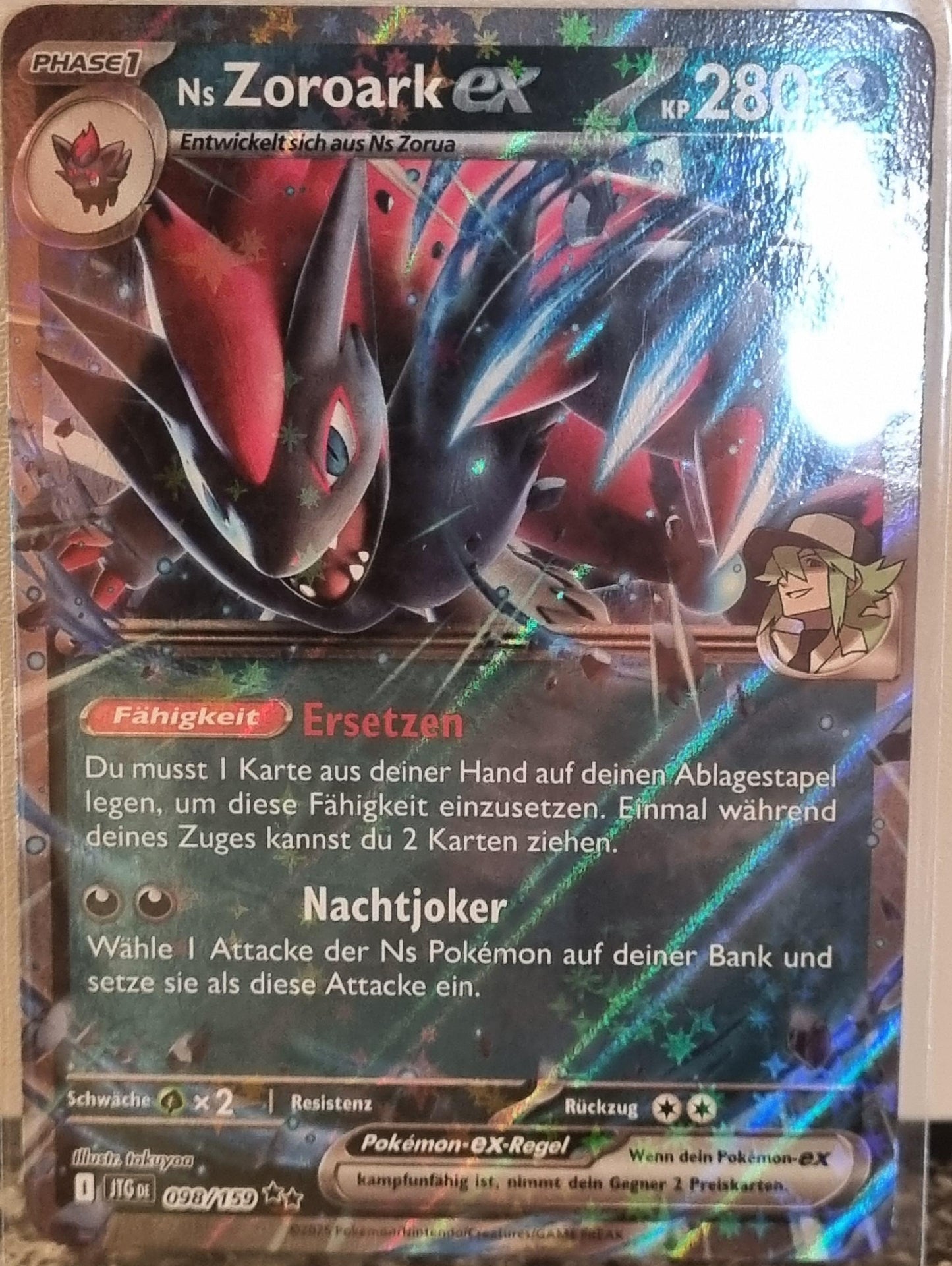 N's Zoroark ex - Journey Together (Double Rare) [JTG-098]