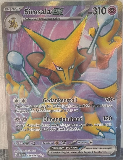 Alakazam ex - 151 (Ultra Rare) [MEW-188]