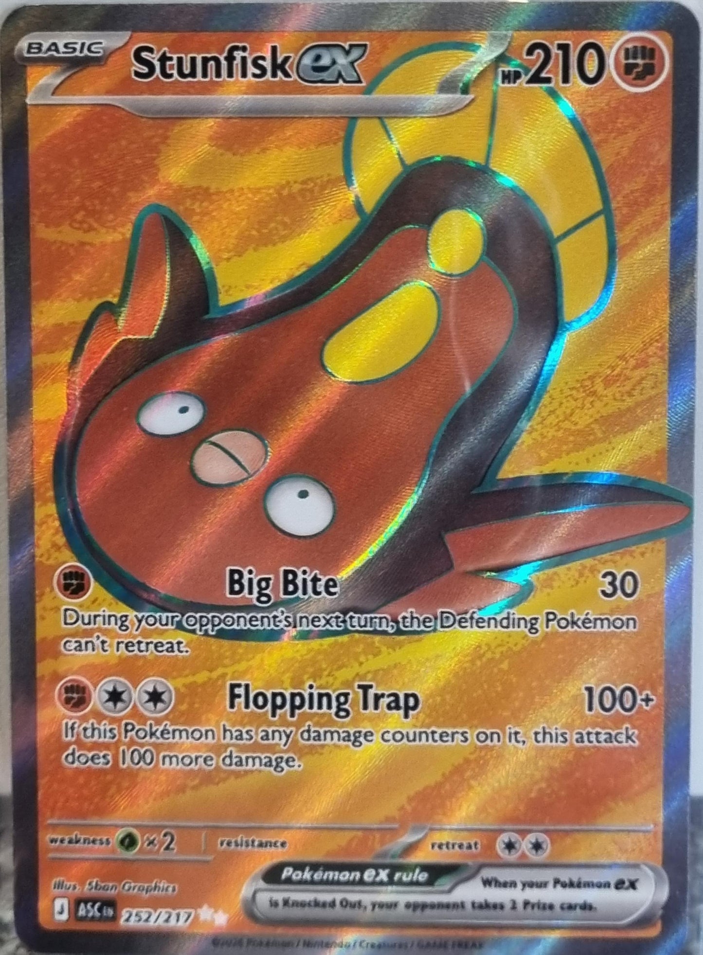 Stunfisk ex - Ascended Heroes (Ultra Rare) [ASC-252]